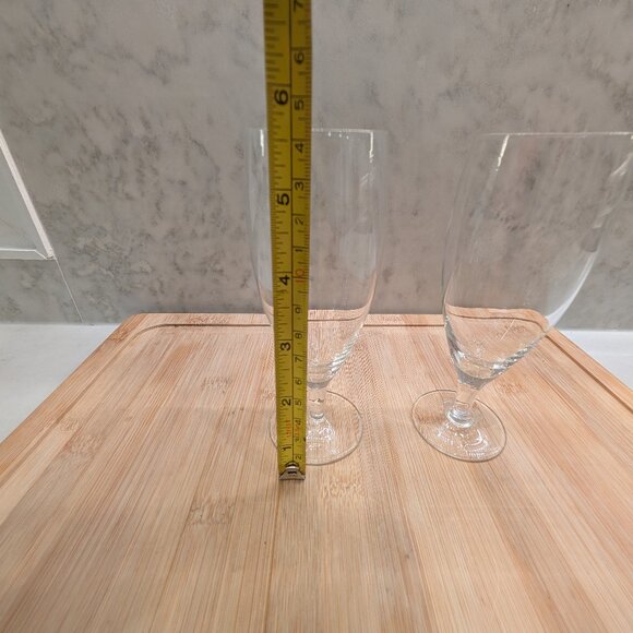 Set of 2 champagne beer glasses - Picture 2 of 3